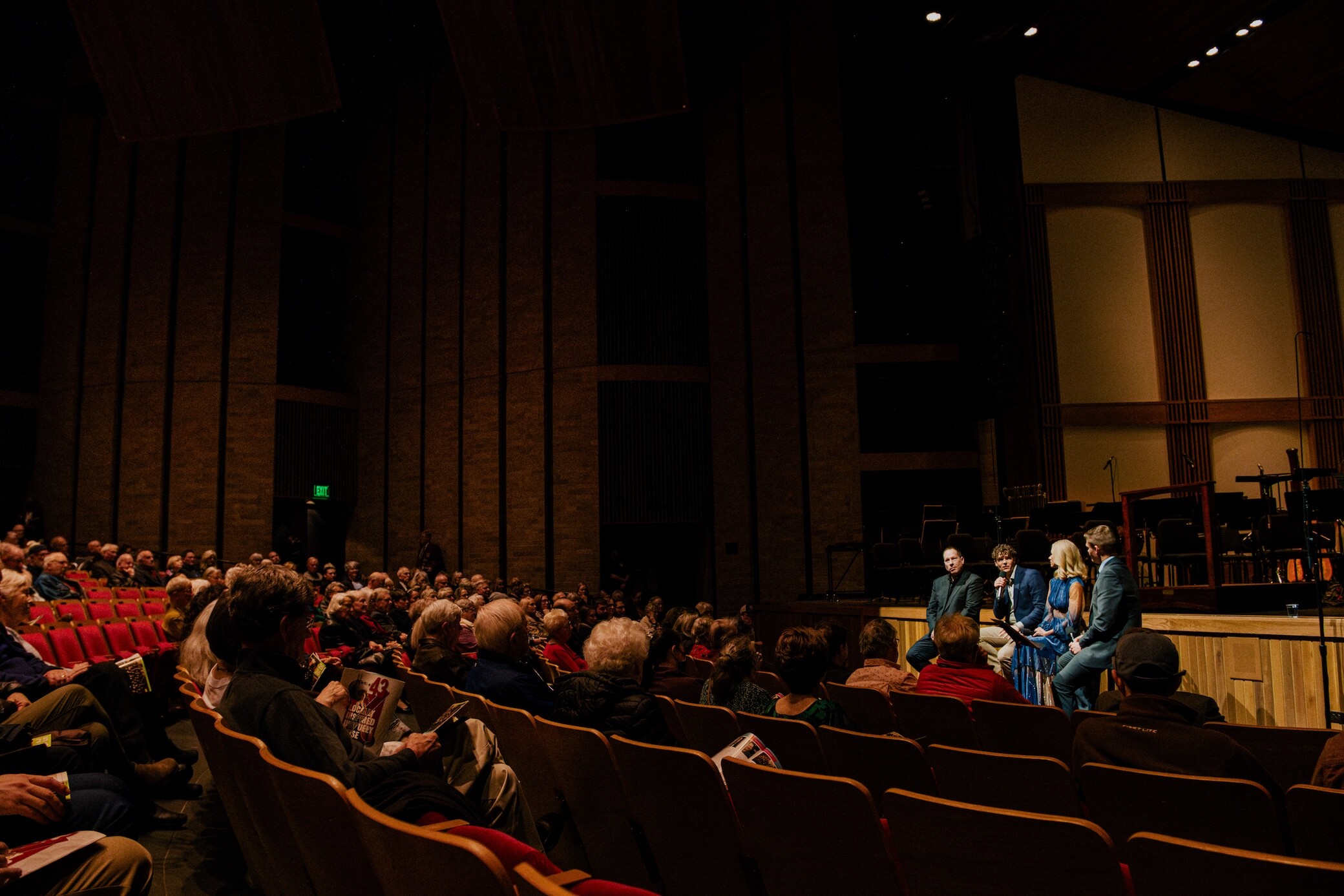 2026_Boise Philharmonic_Carmina Burana-4 Speakers take part in a Boise Phil pre-concert discussion.